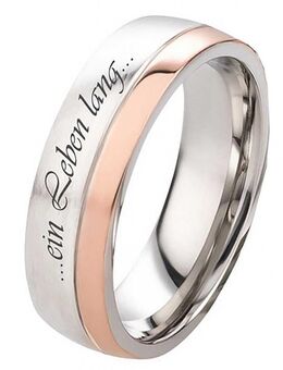 Herrenring Edelstahl HE338 mit Außengravur - Aholming