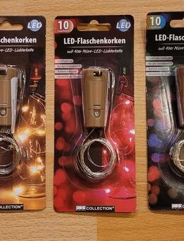 3er Set LED Flaschenkorken neu und unbenutzt - Uchte