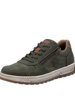 Rieker Sneaker Freizeitschuh, Halbschuh, Schnürschuh mit Kontrastbesatz
