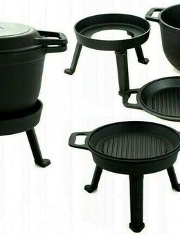 Kochstation Lagerfeuer Braten Kochen 8l Dutch Grill XXXL Set - Wuppertal