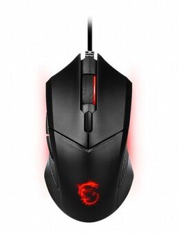 MSI Clutch GM08 Gaming Maus, Black, USB Maus