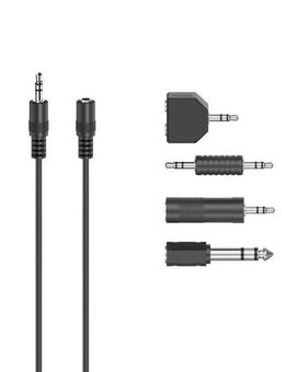 Hama Klinken-Anschluss-Set, Stereo, 2,5 m Audio-Kabel