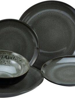 andas Tafelservice Geschirr-Set, Service, Joran (12-tlg), 4 Personen, Steinzeug, jedes Stück ein Unikat, Scandic-Style, 12 Teile, für 4 Personen