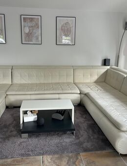 Ledergarnitur Couch Garnitur Leder Loungegarnitur Dickleder Beige - Gelsenkirchen Resse