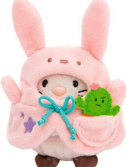 Nici Kuscheltier mymochi, Katze Angy, 8 cm, mit Kaktus und Hasenkostüm, in Geschenkbox