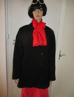 NEU mit ETIKETT * Edel * Business * Freizeit * Allround * Doppelreiher * Long-  Jacke "ORWELL" Gr. 38- 40/ S- M * schwarz * Gothic * - Riedlingen