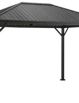 KONIFERA Pavillon "Samos" aus verzinktem Stahl, ohne Seitenteile, BxT: 300x400 cm, schützt vor Sonne, leichtem Wind und Niederschlag