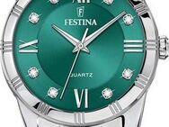 Festina Quarzuhr Mademoiselle F16940/F, Armbanduhr, Damenuhr, Edelstahlarmband, Ø 32 mm