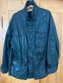 Vintage Herrenlederjacke „Montes leatherwear RR design“ XL - Wörthsee