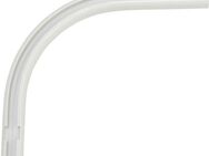 GARDINIA Gardinenschiene Rundbogen, 1-läufig, Fixmaß, verschraubt, für Aluminiumschiene 13 mm