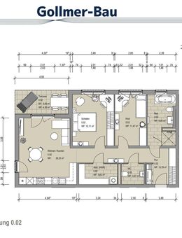 Erdgeschosswohnung mit Gäste-WC, Ost-Terrasse und Garten - Sickte