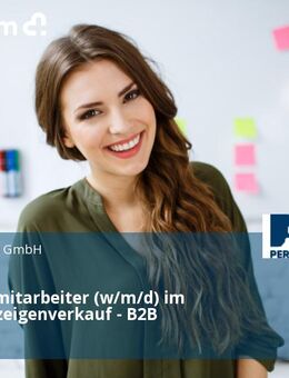 Vertriebsmitarbeiter (w/m/d) im Stellenanzeigenverkauf - B2B - Karben