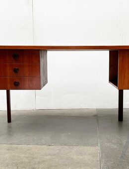 Asko Mid Century Minimalist Teak Schreibtisch Desk Table 60er 70s - Hamburg Hamburg-Nord