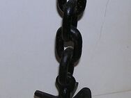 Kerzenständer massiv, Anker und Kette aus Kupfer, 66 cm, ca. 8 KG - Hamm