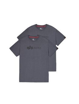 Alpha Industries T-Shirt Alpha Industries Men - T-Shirts Alpha Label T-Shirt 2 Pack