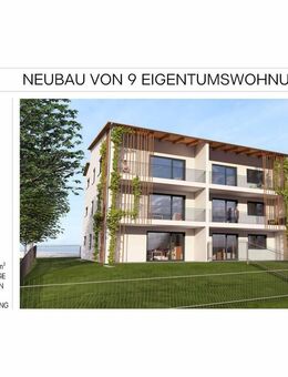 Moderne 2-Zimmer-Wohnung, Aufzug, Tiefgarage, KfW-40 QNG - Ergoldsbach