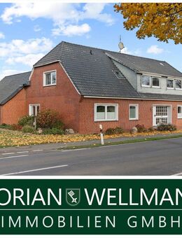 Twistringen | Attraktives Ein- bis Zweifamilienhaus mit historischem Charme und Doppelgarage auf großem Grundstück - Twistringen