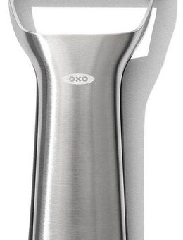 OXO Good Grips Kartoffelschäler, integrierte Kartoffelaugenentferner, Edelstahl