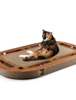 Canadian Cat Company PlayPlate XL Walnuss - ca. L 85 x B 54 x H 5,8 cm