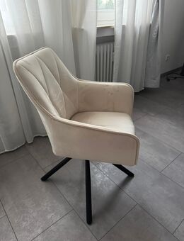 Esstisch Stühle drehbar Samt - Köln