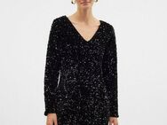 Vero Moda Partykleid VMBELLA LS SHORT 2-WAY DRESS JRS mit Glitzer Pailletten