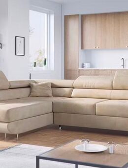 Ecksofa in Beige - Top Zustand, mit Schlaffunktion & Stauraum! - Sinzig Zentrum