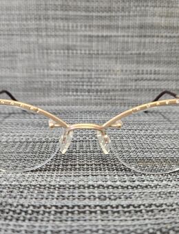 Strass Luxus Brille mit Liebe im Detail! Gold Vintage Design - Grevenbroich