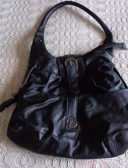 Tasche, Handtasche, Beutel, Schultertasche, Kunstleder, schwarz, Zuik - Hamburg