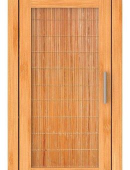 Eisl Hängeschrank Bambus Badezimmerschrank schmal für die Wand