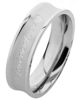 Herrenring Edelstahl HE099 Forever LOVE - Aholming