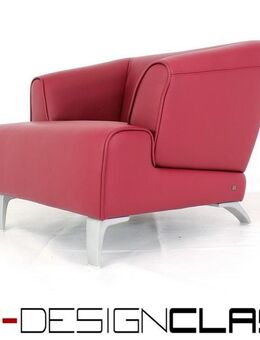 wie neu! ROLF BENZ Club Sessel Lounge Chair in Leder mit Aluminium Fuß - Hamminkeln Zentrum
