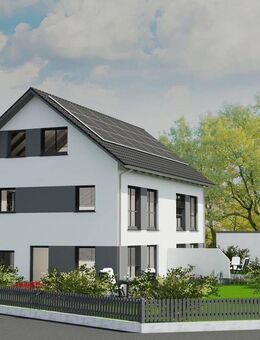 Moderne und energieeffiziente Doppelhaushälfte KFW40 (Planung entspricht der Visualisierung) - Gräfelfing