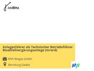 Anlagenfahrer als Technischer Betriebsführer Bioabfallvergärungsanlage (m/w/d)