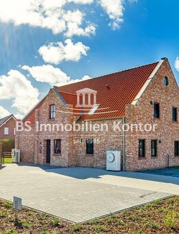 Greetsiel-Top Lage! Neuwertige, möblierte OG-Wohnung mit Balkon, Gartenanlage und PKW-Stellplatz! - Krummhörn