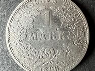 1 Mark Münze 1896 "A" Kursmünze Kaiserreich Deutsches Reich - Münster (Hessen)