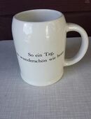 Bierkrug mit Spruch in 34131