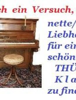 aus Nachlass kann ich Ihnen u.a. dieses schöne alte THÜRMER - Klavier anbieten - Nürnberg