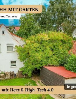 Solide Doppelhaushälfte mit Garten, Wintergarten und Terrasse- in guter Wohnlage - Wemding