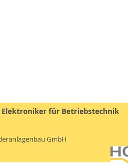Ausbildung Elektroniker für Betriebstechnik (m/w/d) - Lohra