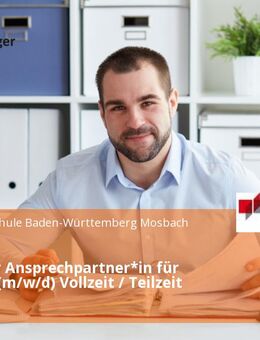 Örtliche*r Ansprechpartner*in für Finanzen (m/w/d) Vollzeit / Teilzeit - Mosbach