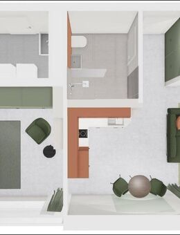 Erstbezug, Möblierte 2- Zimmer Apartments, TR- Ehrang, gute Anbindung Bahn nach Trier / Luxemburg - Trier