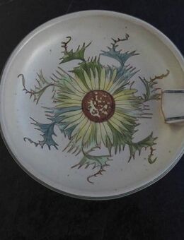 Aschenbecher Ascher 10 cm handgemalt Keramik Deko Vintage 3,- - Flensburg