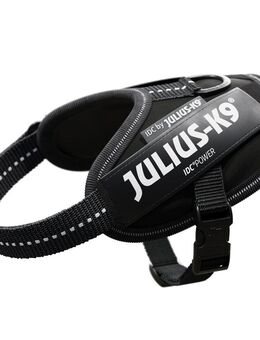 JULIUS-K9 IDC®-Powergeschirr - schwarz - Größe 2XS: Brustumfang 33 - 45 cm