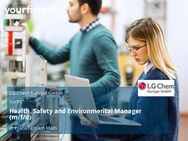 Health, Safety and Environmental Manager (m/f/d) - Frankfurt (Main)