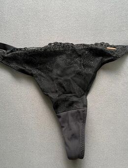 Hunkemöller Noir Dessous sexy String Tanga Größe M Schwarz - Stuttgart