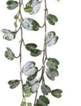 Winterliche Kunstpflanze Weihnachtsdeko, Weihnachtsgirlande Bauhiniablatt, my home, Girlande, traumhaft beschneit, Länge 190 cm