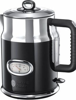 RUSSELL HOBBS Wasserkocher WK Retro Noir 21671-70, 1,7 l, 2400 W