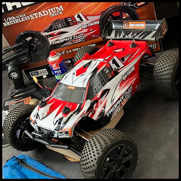 HPI Trophy Flux Truggy 1/8 OVP Electro E Auto - Dresden