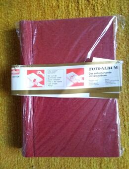 Großes unbenutztes weinrotes Fotoalbum für bis zu 300 Fotos - Hannover