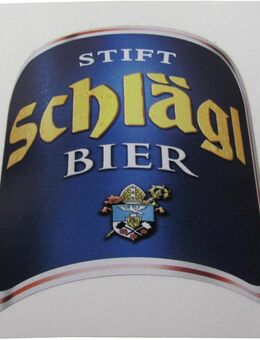 Stiftsbrauerei Schlägl aus Österreich - Bier - Aufkleber 75 x 75 mm - Motiv 2 - Doberschütz